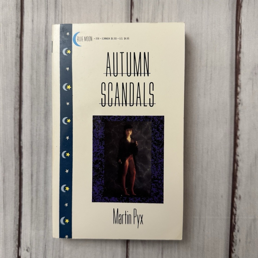 Autumn Scandals Martin Pyx Vintage Erotic Smut Pulp PB‎ Blue Moon 1989